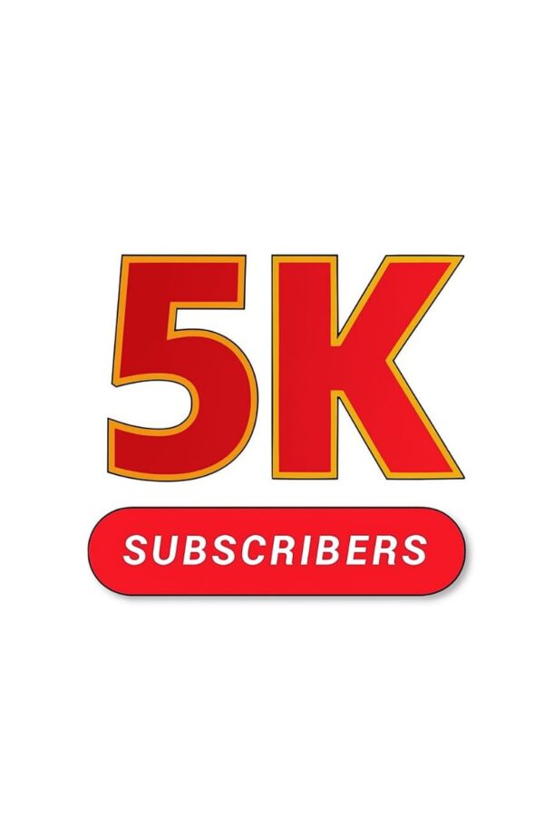 YouTube Subscriber 5000 Lifetime guarantee​